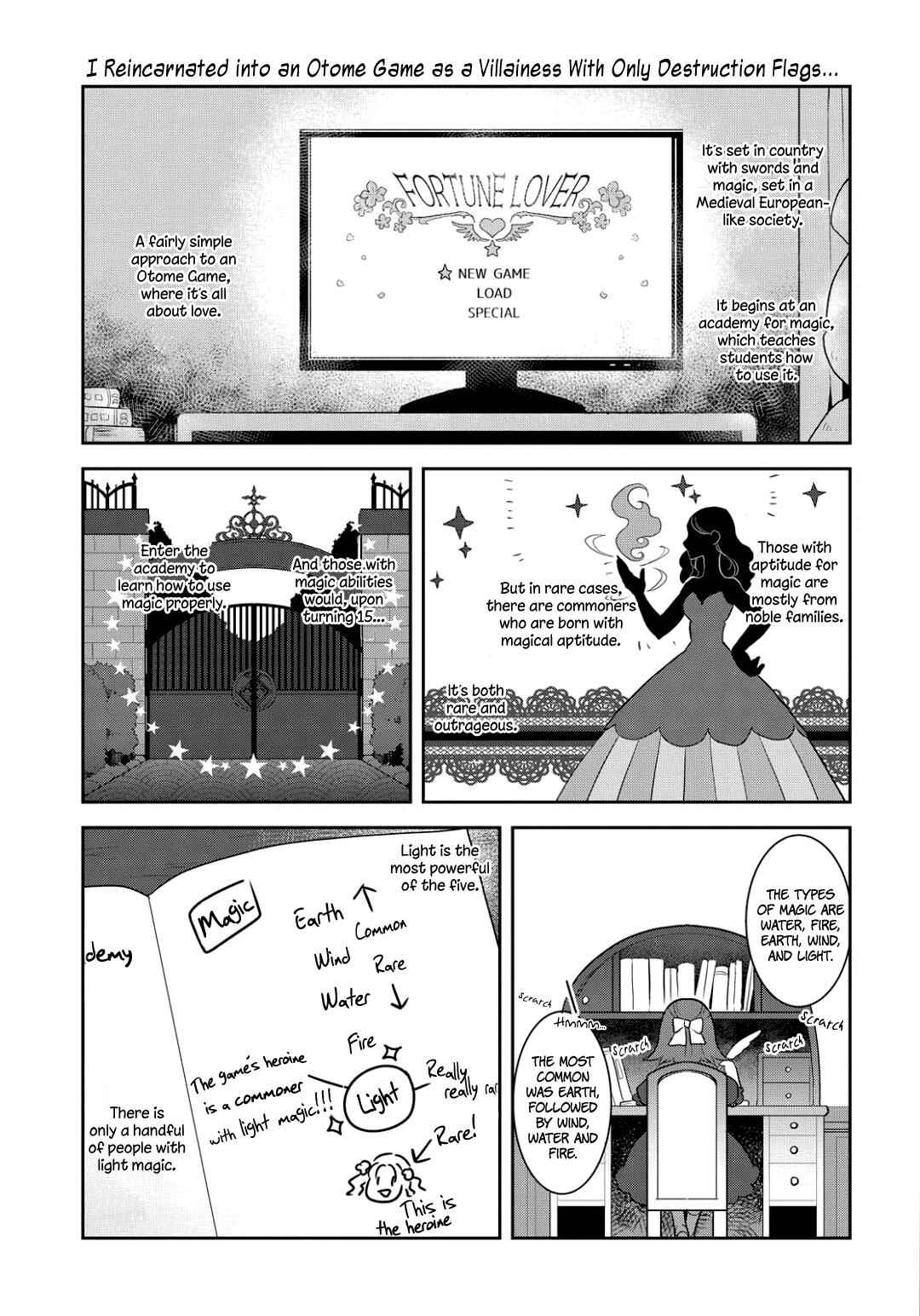 Otome Game No Hametsu Flag Shika Nai Akuyaku Reijou Ni Tensei Shite Shimatta... Chapter 1 18